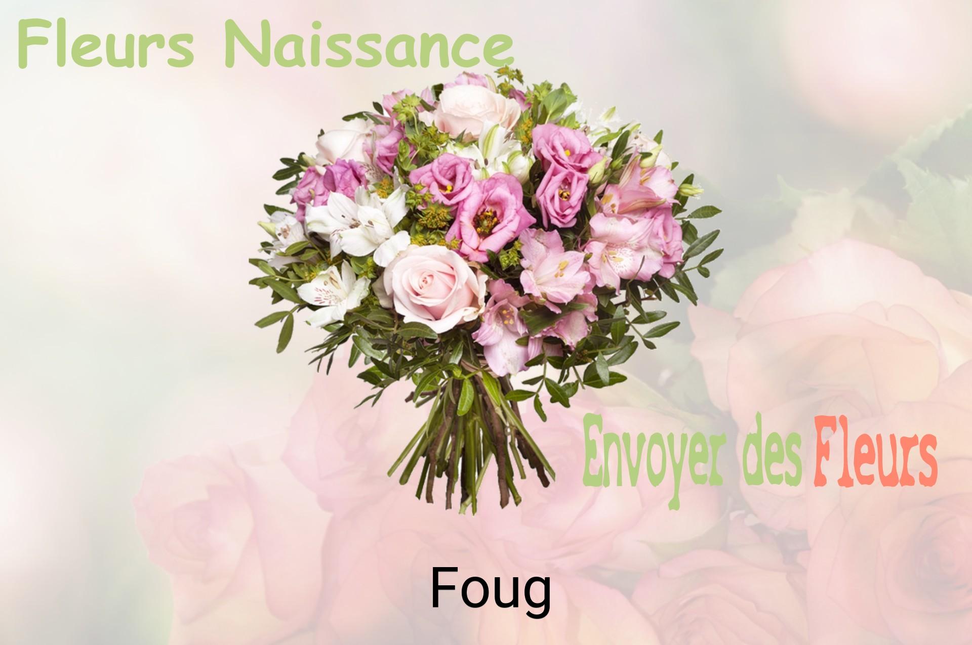 Bouquet de fleurs de naissance livré à Foug